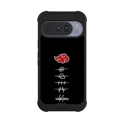Google Pixel 10 Pro NIVOmax Symboles des membres de l'Akatsuki noirs