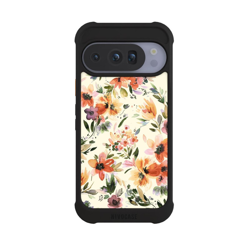 Pixel 10 Pro NIVOmax Summer Artistic Flowers Ivory