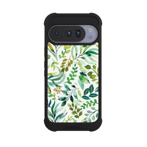 Google Pixel 10 Pro NIVOmax Aquarell Palmenblätter Botanisch Grün