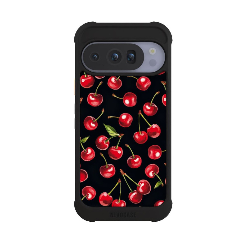 Pixel 10 Pro NIVOmax Kirschmuster Schwarz mit KI