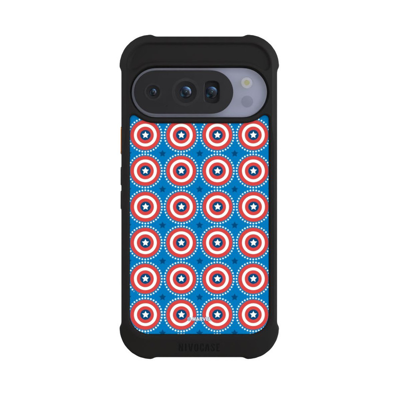 Pixel 10 Pro NIVOmax Captain American Shield Pattern
