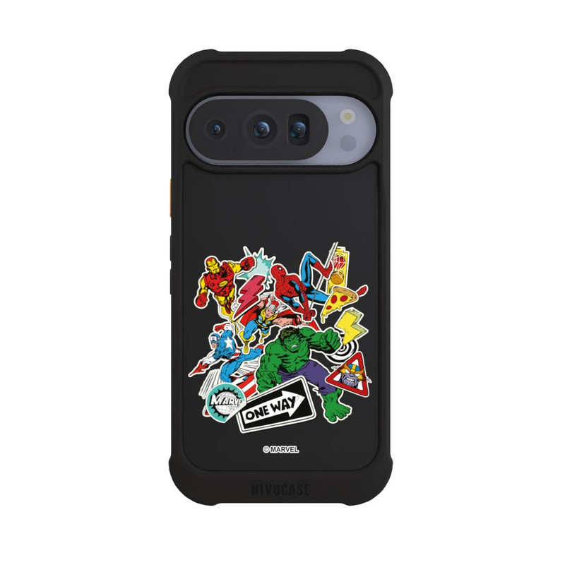 Pixel 10 Pro NIVOmax Capitan American Shield Transparent
