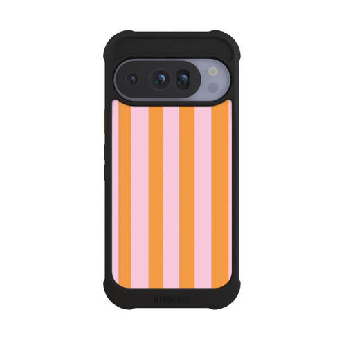 Google Pixel 10 Pro NIVOmax Orange Rosa Streifen