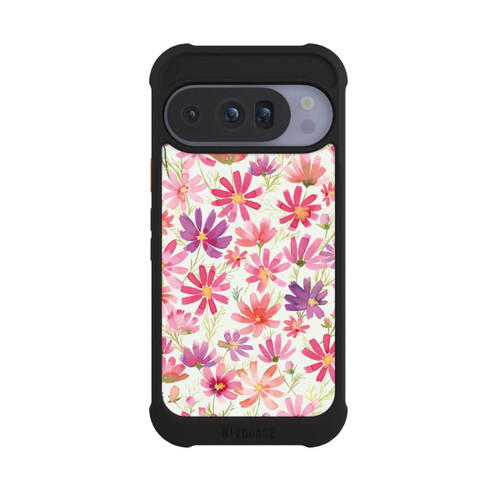 Google Pixel 10 Pro NIVOmax Boho Cosmos Flowers Purple