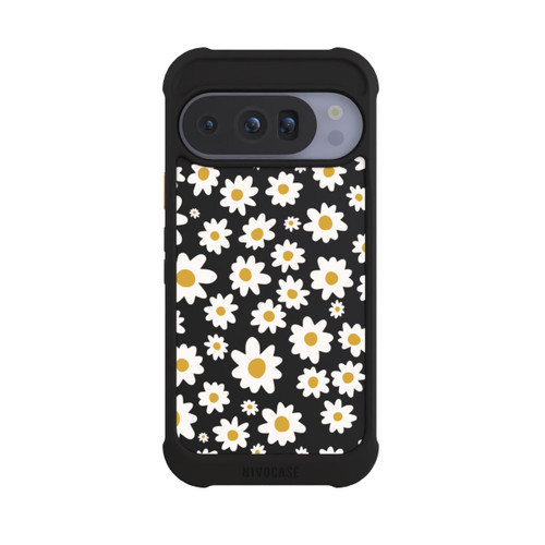 Google Pixel 10 Pro NIVOmax Daisy Flower Seamless Pattern Transparent