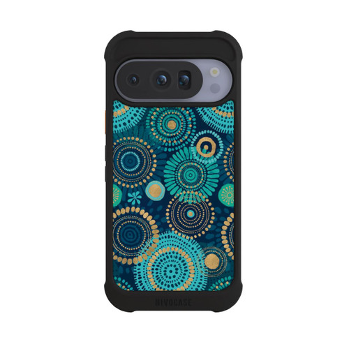 Google Pixel 10 Pro NIVOmax Blockprint India Teal Gold