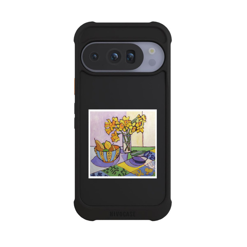 Pixel 10 Pro NIVOmax Daffodil Patchwork, 2023, by Catherine J Martzloff