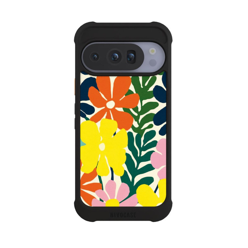 Pixel 10 Pro NIVOmax Flowers Colorful Illustration