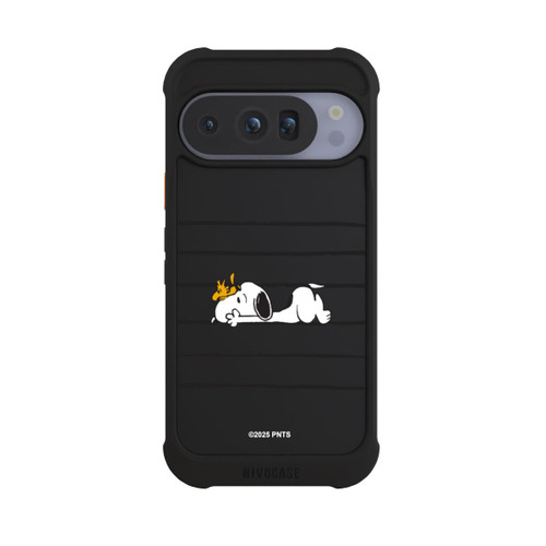 Google Pixel 10 Pro NIVOmax Snoopy Woodstock Streifen Peanuts Transparent