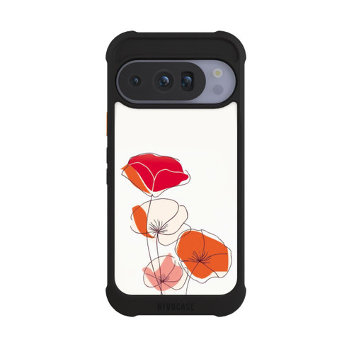 Google Pixel 10 Pro NIVOmax Poppies Line Art
