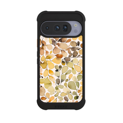 Google Pixel 10 Pro NIVOmax Eukalyptus Aquarellblätter Braun Herbst
