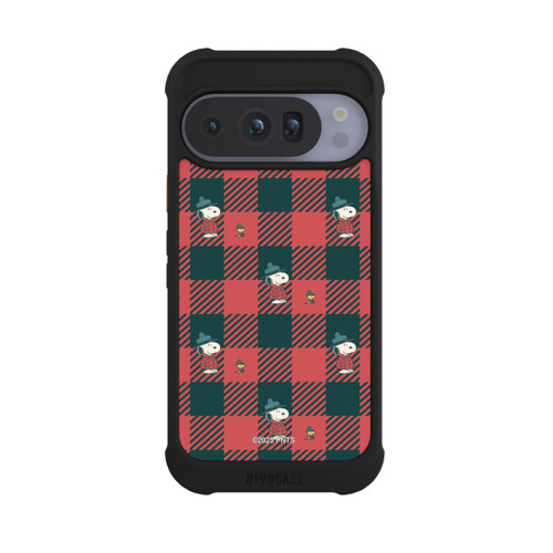 Google Pixel 10 Pro NIVOmax Peanuts Rot Schottenmuster