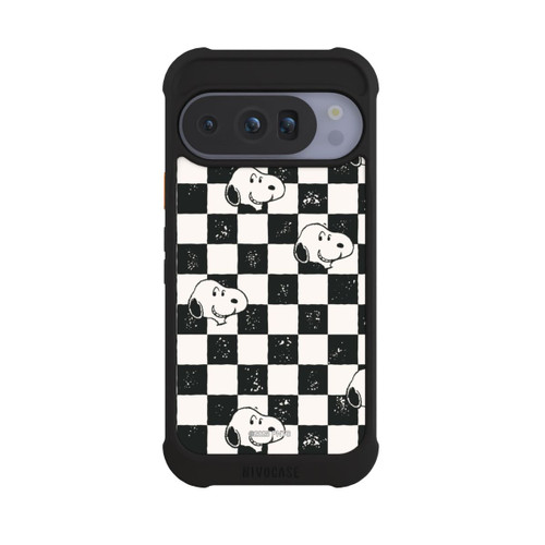 Google Pixel 10 Pro NIVOmax Snoopy Heads Checked Pattern