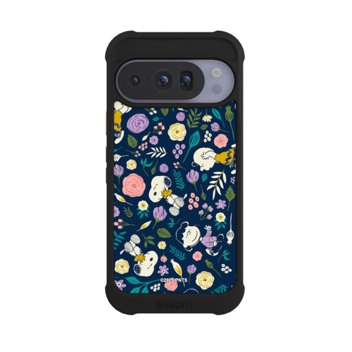 Google Pixel 10 Pro NIVOmax Peanuts Dark Flower Pattern