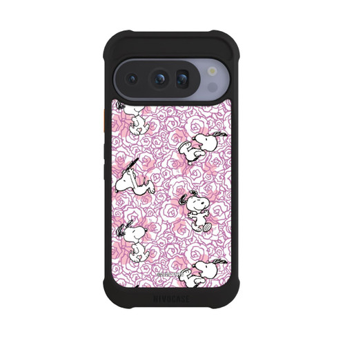 Google Pixel 10 Pro NIVOmax Peanuts Pink Roses Pattern