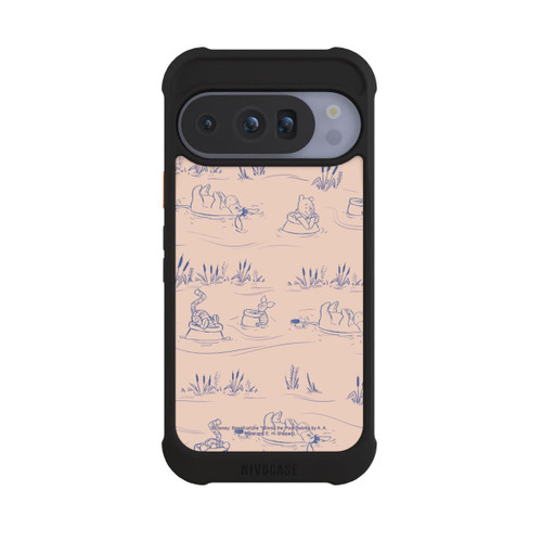 Google Pixel 10 Pro NIVOmax Winnie Puuh Keramik Muster Brücke Pink
