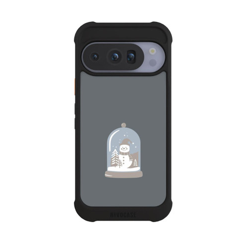 Google Pixel 10 Pro NIVOmax Minimalist Snow Globe with Snowman