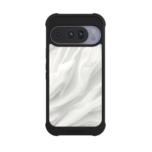 Google Pixel 10 Pro NIVOmax Texture Lisse Satinée Blanche avec IA