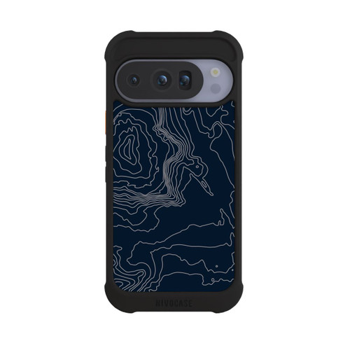 Google Pixel 10 Pro NIVOmax Berg Höhenlinien Dunkel