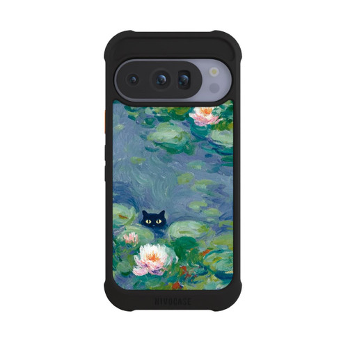 Google Pixel 10 Pro NIVOmax Katze im Teich Gemälde