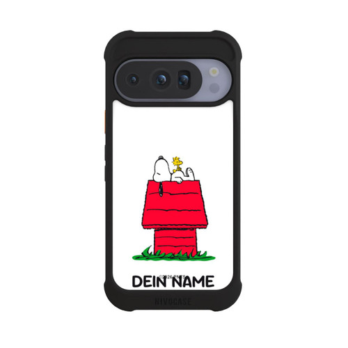 Google Pixel 10 Pro NIVOmax Snoopy and Woodstock Classic Personalisierbar