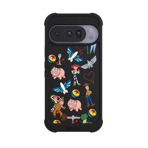 Google Pixel 10 Pro NIVOmax Toy Story 5 Hero Toys Pattern Transparent