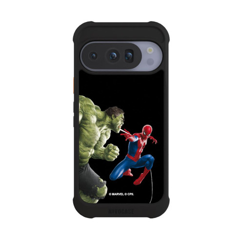 Google Pixel 10 Pro NIVOmax Spider-Man und Hulk