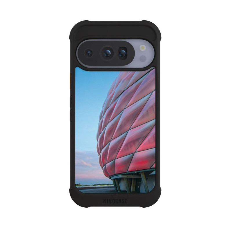 Pixel 10 Pro NIVOmax FC Bayern Allianz Arena Morgenröte