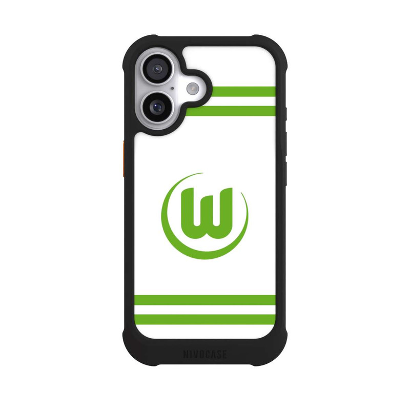 iPhone 17 NIVOmax VfL Wolfsburg Banderole Weiß