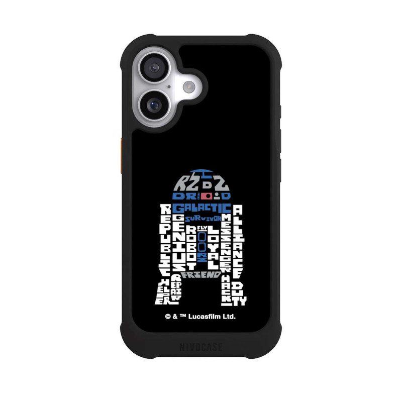 iPhone 17 NIVOmax R2-D2 Typo Graphique