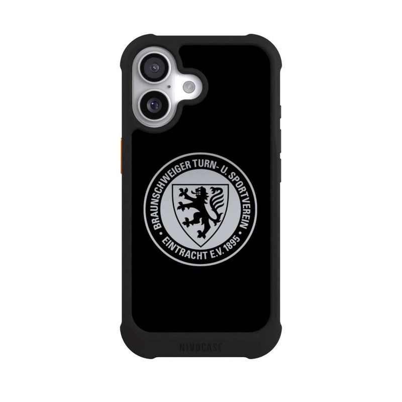 iPhone 17 NIVOmax Eintracht Braunschweig Schwarz Silber