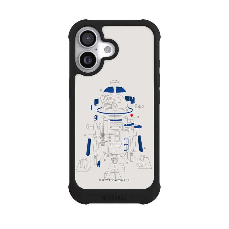 iPhone 17 NIVOmax R2D2 Explosionszeichung - StarWars 8