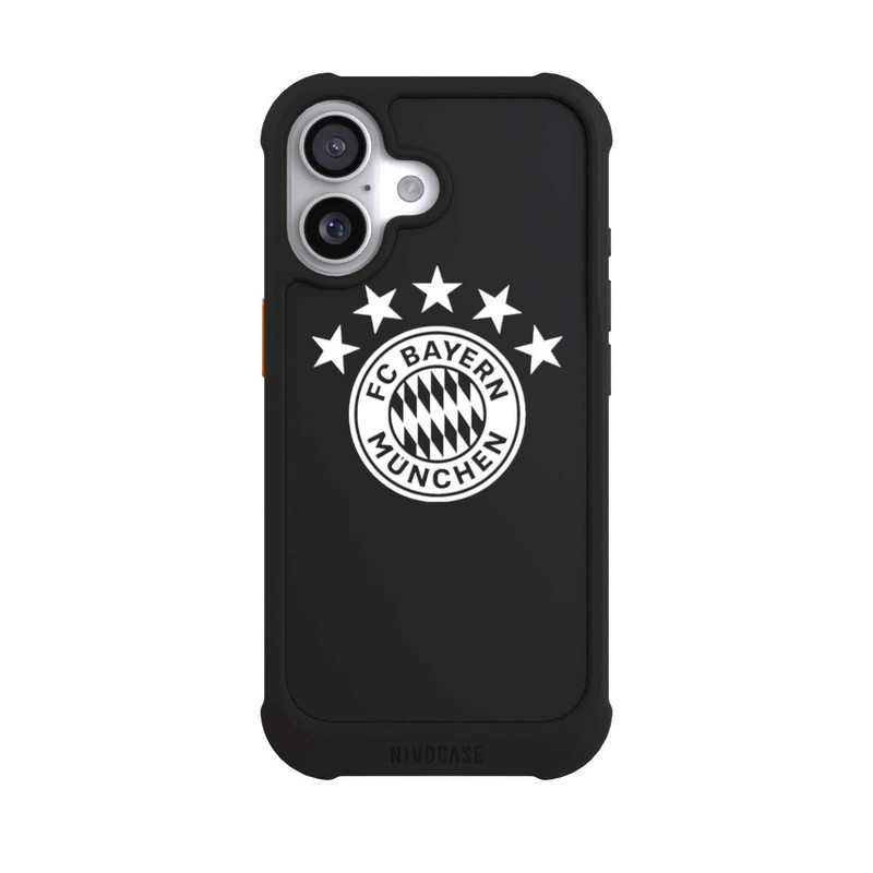 iPhone 17 NIVOmax FCB Logo einfarbig mit Sternen - ohne Hintergrund
