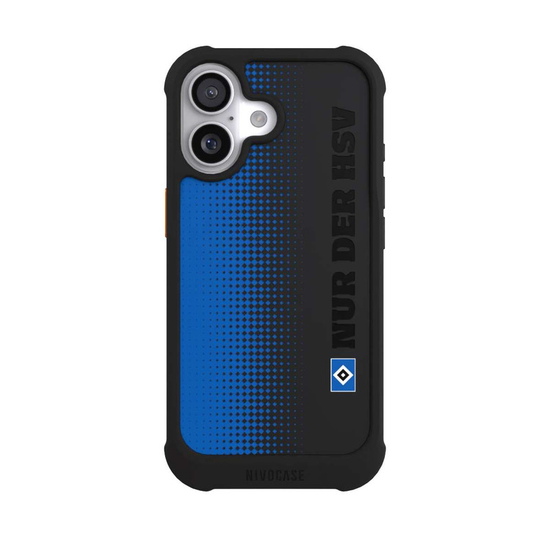 iPhone 17 NIVOmax Nur der HSV - Rautenraster Blau - ohne Hintergrund