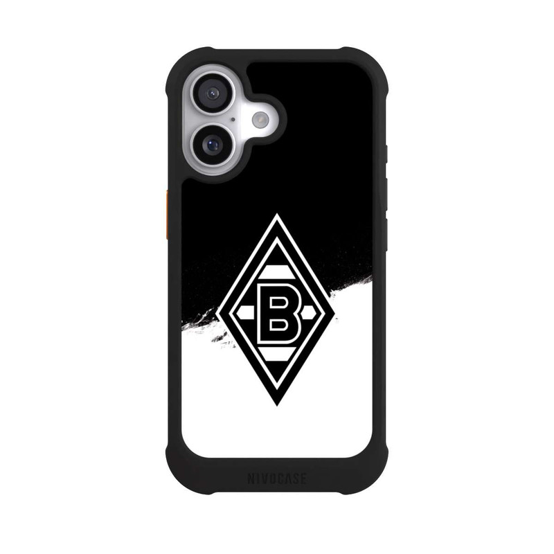 iPhone 17 NIVOmax Borussia Scratch blanche-noir
