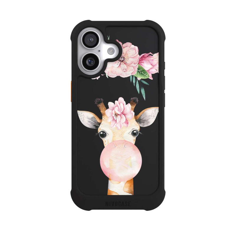 iPhone 17 NIVOmax Niedliche Giraffe mit Kaugummi