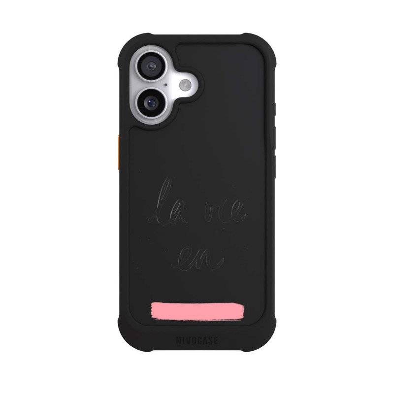 iPhone 17 NIVOmax La vie en Pink Transparent