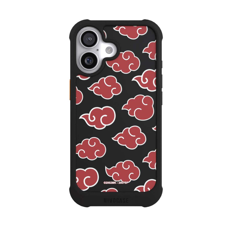 iPhone 17 NIVOmax Akatsuki Pattern Transparent