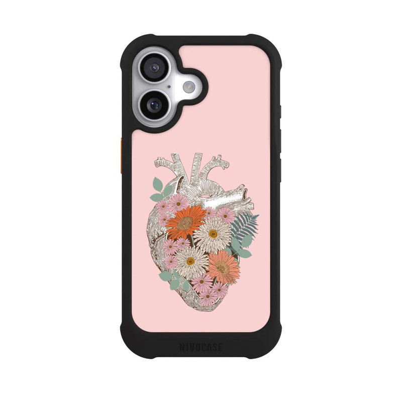 iPhone 17 NIVOmax Florales Vintage-Herz