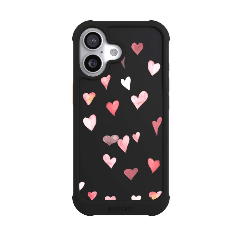 iPhone 17 NIVOmax Valentines Hearts Dropping