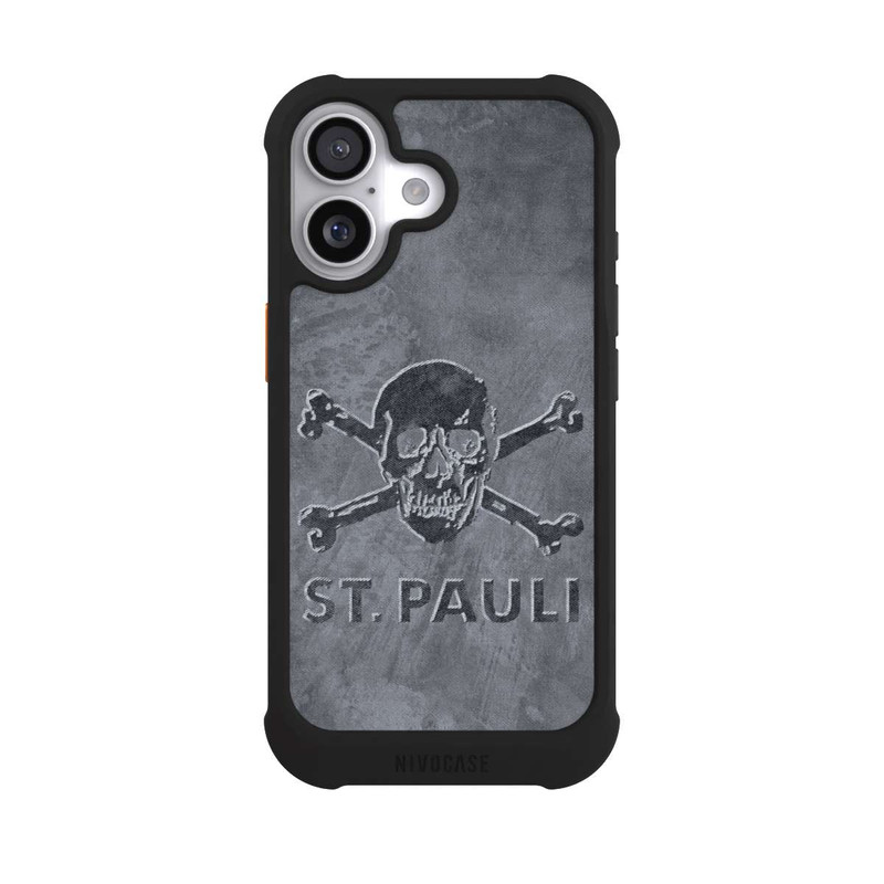 iPhone 17 NIVOmax FC St. Pauli Grau Beton