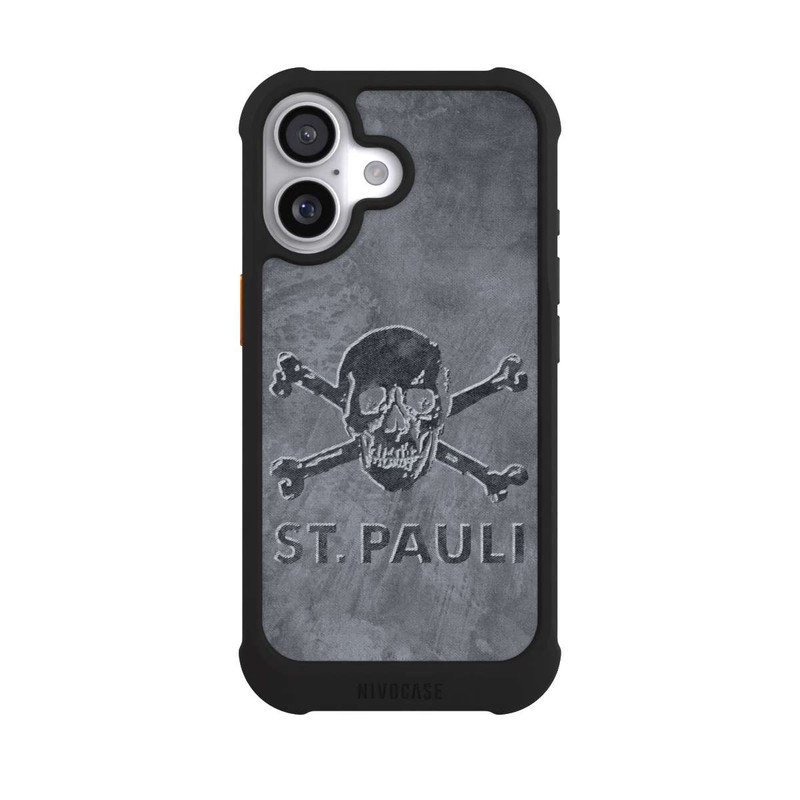 iPhone 17 NIVOmax FC St. Pauli Grau Beton