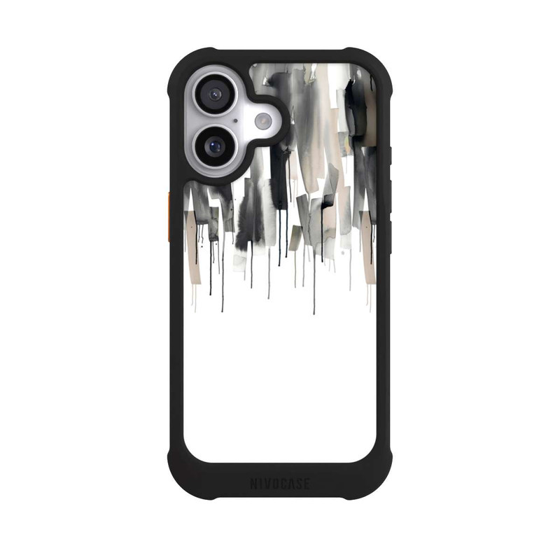 iPhone 17 NIVOmax Watery Stripes Japandi Black