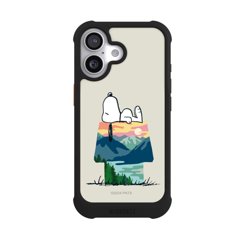 iPhone 17 NIVOmax Snoopy Camping Hütte