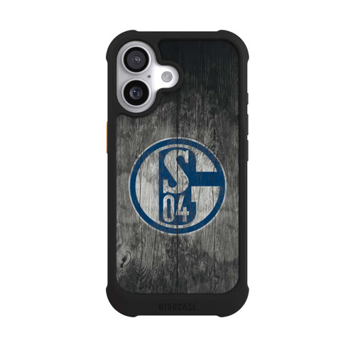 Apple iPhone 17 NIVOmax Schalke 04 Holz Look