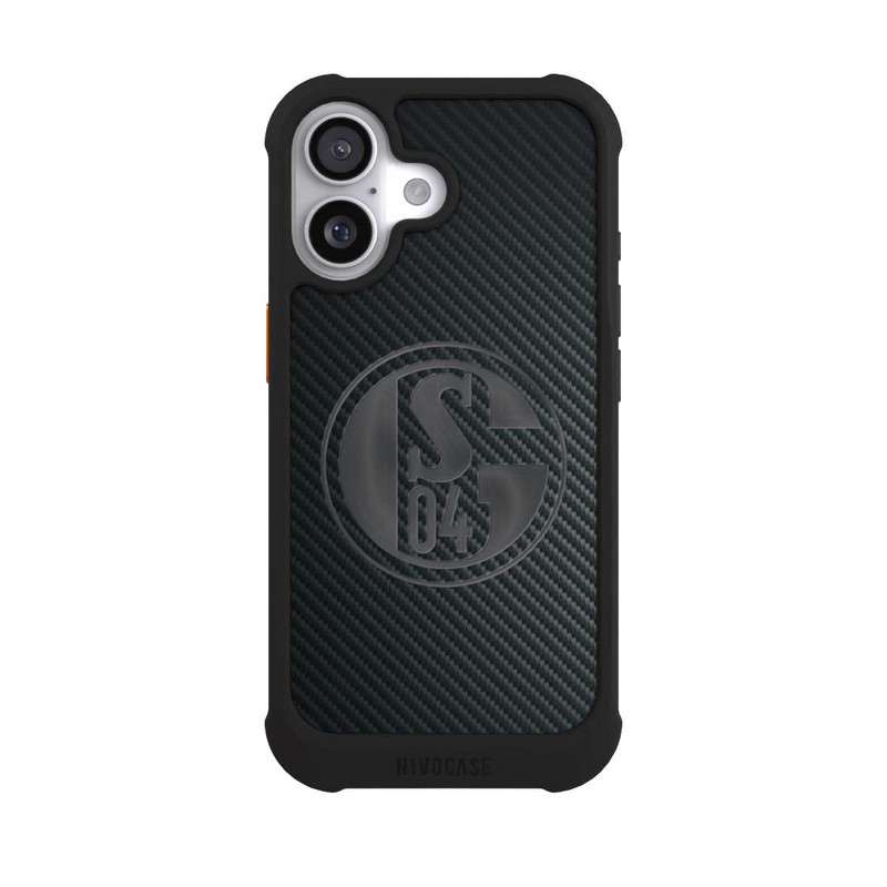 iPhone 17 NIVOmax Schalke 04 Carbon Look
