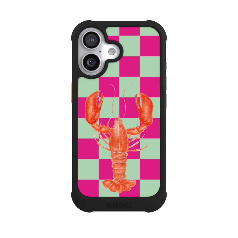 iPhone 17 NIVOmax Pink Checkers Lobster