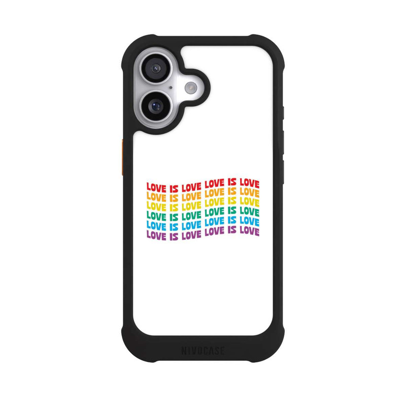 iPhone 17 NIVOmax Love is Love Flag