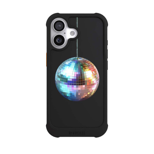  NIVOmax Discokugel Party Blau Gold Transparent mit KI