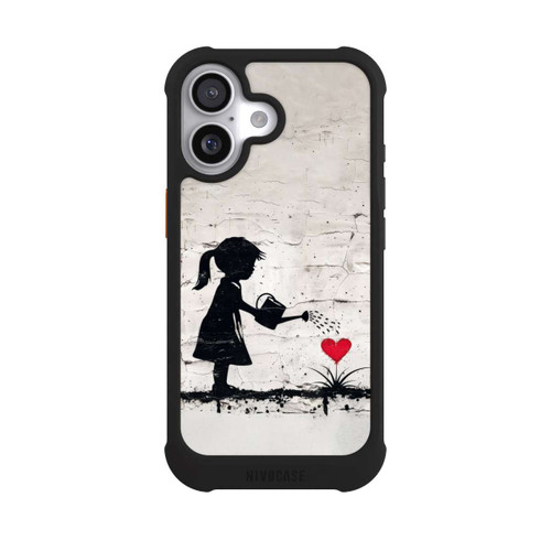  NIVOmax Girl Watering Bunch of Flowers 